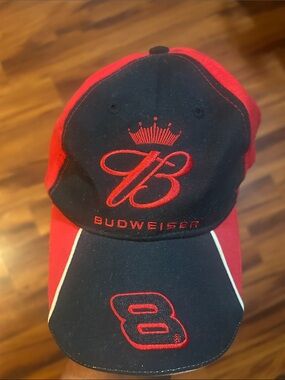 Dale Earnhardt Jr Winners Circle NASCAR Adjustable Hat Cap Budweiser #8 Worn